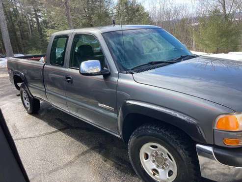 2000 GMC 2500 6 0L 4x4 With 8 Fisher Plow, 95K - - by for sale in Augusta, ME