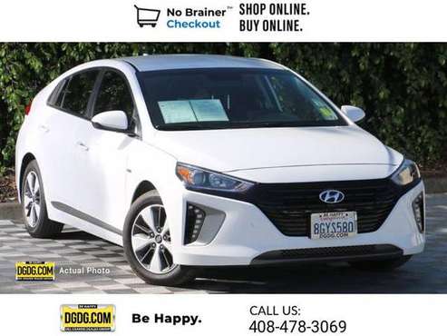 2019 Hyundai Ioniq PlugIn Hybrid hatchback Ceramic White - cars & for sale in San Jose, CA
