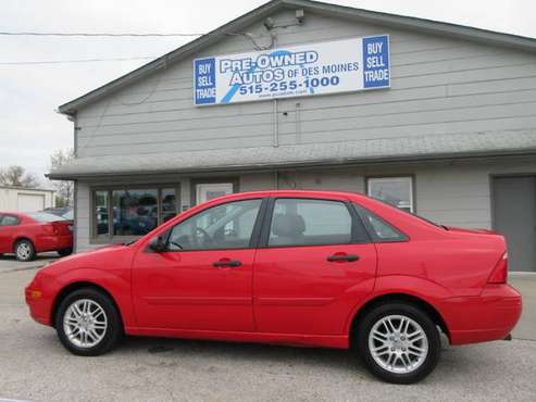 2006 Ford Focus SE ZX4 Sedan - Automatic/Wheels/Low Miles - 85K!! for sale in Des Moines, IA