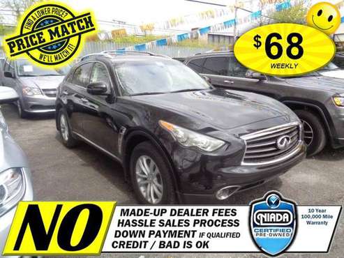 2012 Infiniti FX35 AWD 4dr 68 PER WEEK! YOU OWN IT! for sale in Elmont, NY