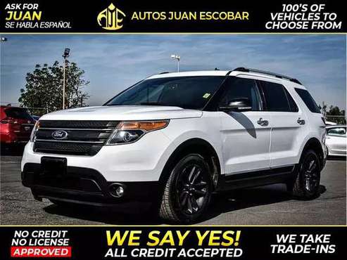 2015 Ford Explorer $2000 Down Payment Easy Financing! Todos... for sale in Santa Ana, CA