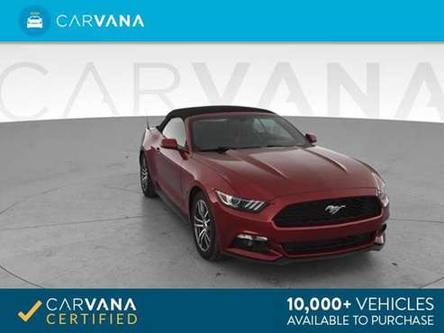 2016 Ford Mustang EcoBoost Premium Convertible 2D Convertible Red - for sale in Atlanta, KS