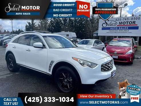 2010 Infiniti FX35 FX 35 FX-35 BaseSUV FOR ONLY 253/mo! - cars & for sale in Lynnwood, WA