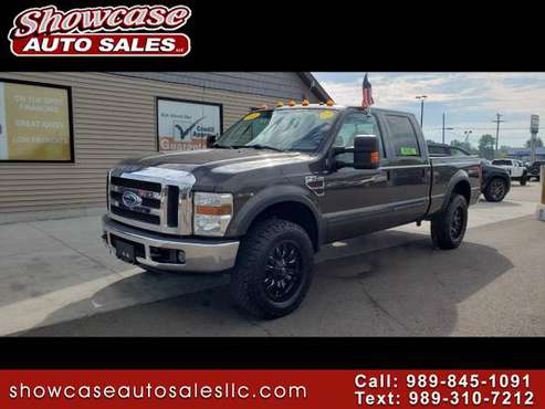 LEATHER 2008 Ford Super Duty F-250 SRW 4WD Crew Cab 156" Lariat for sale in Chesaning, MI