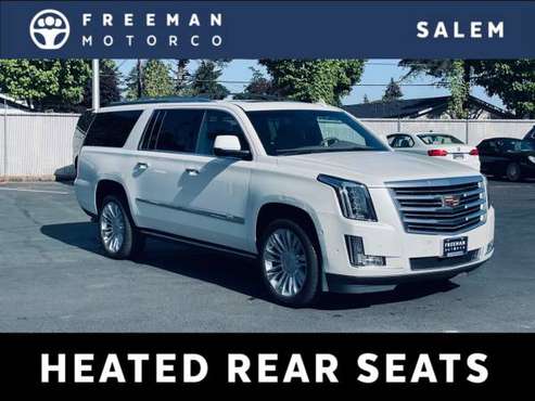 2017 Cadillac Escalade ESV Platinum Leather Heated & Cooled Seats for sale in Salem, OR