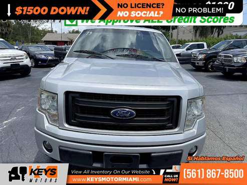 325/mo - 2013 Ford F150 F 150 F-150 XLT SuperCab 6 5ft 6 5 ft for sale in West Palm Beach, FL