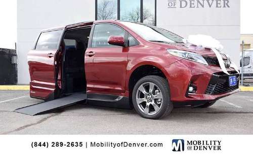 2018 *Toyota* *Sienna* *SE FWD 8-Passenger* RED for sale in Denver , CO