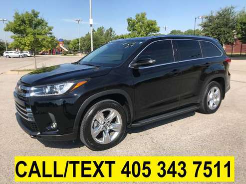 2019 TOYOTA HIGHLANDER LIMITED ONLY 8,500 MILES! 3RD ROW! LEATHER!... for sale in Norman, TX