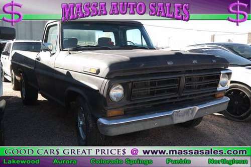 1972 FORD F100 - cars & trucks - by dealer - vehicle automotive sale for sale in Pueblo, CO