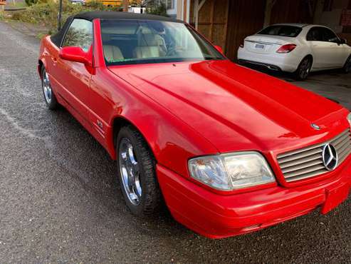 MERCEDES-BENZ SL600 Rare RED - cars & trucks - by owner - vehicle... for sale in Winston, OR