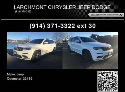 2018 Jeep Grand Cherokee High Altitude - - by dealer for sale in Larchmont, NY