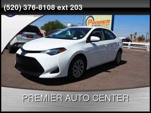 2019 Toyota Corolla 4d Sedan LE Payments as low as $188 a month!!!!... for sale in Casa Grande, AZ