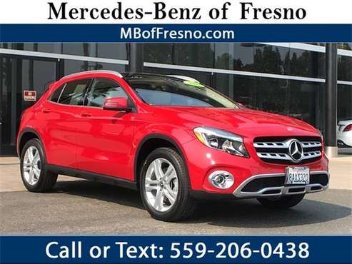 2018 Mercedes-Benz GLA GLA 250 - cars & trucks - by dealer - vehicle... for sale in Fresno, CA