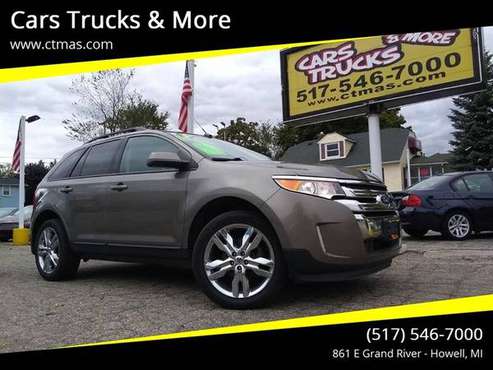 2013 Ford Edge SEL ~ AWD SUV ~ Loaded ! Leather, NAV, SYNC ~ Sharp !! for sale in Howell, MI