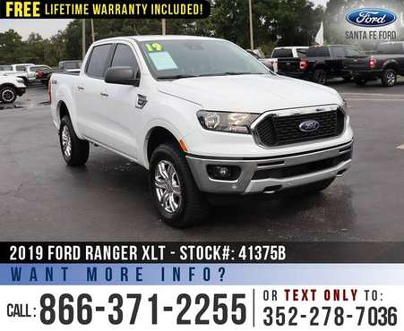 2019 FORD RANGER XLT Camera, Touchscreen, FordPass Connect for sale in Alachua, FL