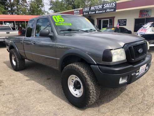 2005 FORD RANGER EDGE PICKUP LOW MILES! 93K AUTO COLD A/C for sale in Lakeport, CA