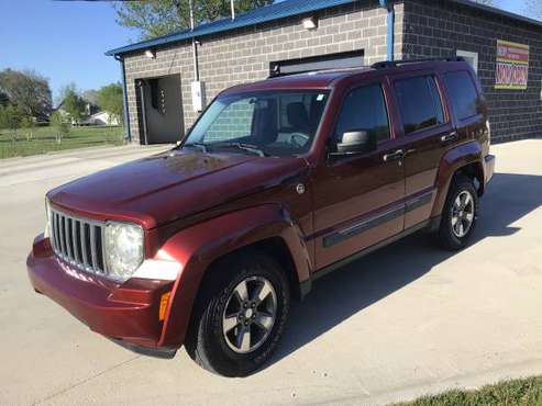 Red 2009 Jeep Liberty Sport 4x4 (44, 000 miles) - - by for sale in WAUKEE, IA