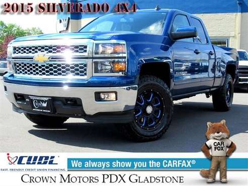 2015 Chevrolet Silverado LT 4x4 One Owner Local US Truck - cars & for sale in Gladstone, OR