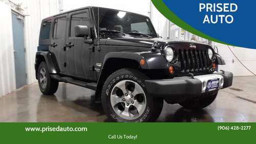 2009 JEEP WRANGLER UNLIMITED SAHARA 4X4 SUV, SHARP - SEE PICS - cars... for sale in GLADSTONE, WI