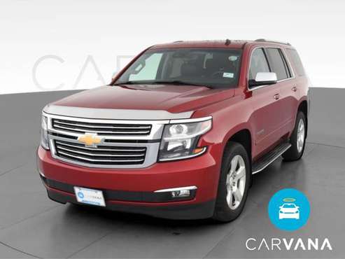 2015 Chevy Chevrolet Tahoe LTZ Sport Utility 4D suv Red - FINANCE -... for sale in Tustin, CA