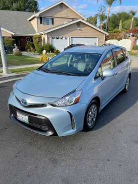 Toyota Prius V 2016 light blue metallic for sale in Northridge, CA