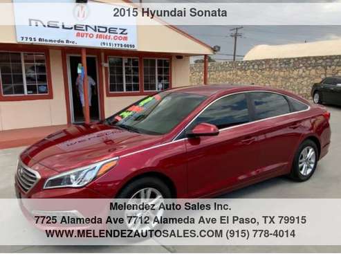 2015 Hyundai Sonata 4dr Sdn 2.4L SE - cars & trucks - by dealer -... for sale in El Paso, TX