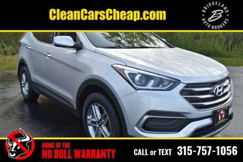2018 Hyundai Santa Fe Sport gray for sale in binghamton, NY