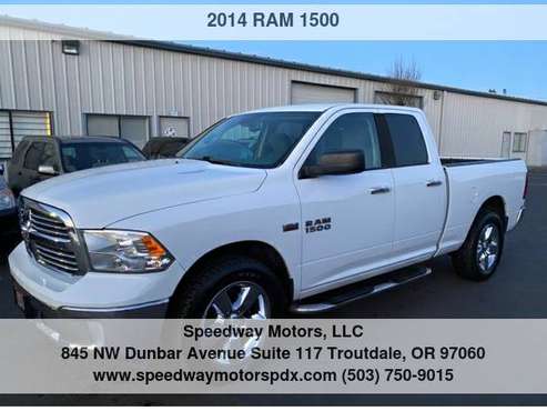 2014 Ram 1500 RAM BIG HORN QUAD CAB 4X4 !! 1 Tacoma tundra f150 -... for sale in Troutdale, OR