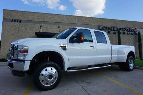 2010 FORD F450 SUPER DUTY PEARL WHITE TOYO TIRES IMMACULATE for sale in Carrollton, TX