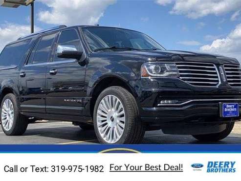 2017 Lincoln Navigator L Reserve suv - - by dealer for sale in Iowa City, IA