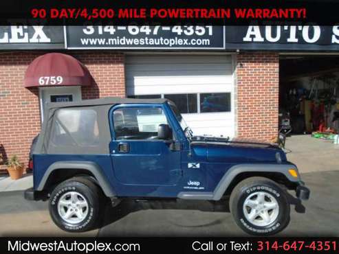 2005 Wrangler 4.0 115k mi AC 4x4 New Tires Alloys CD changer No rust... for sale in Maplewood, MO