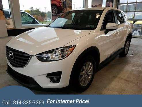 2016 Mazda CX5 Touring hatchback Crystal White Pearl Mica - cars &... for sale in State College, PA
