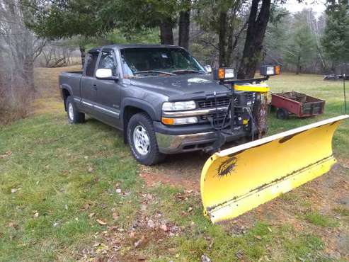 2001 Silverado w/ fisher plow - cars & trucks - by owner - vehicle... for sale in Augusta, ME