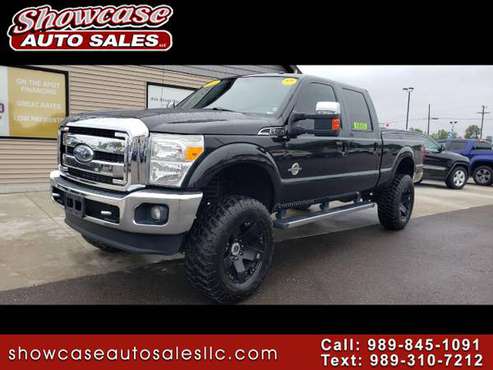 LIFTED DIESEL!! 2011 Ford Super Duty F-250 SRW 4WD Lariat for sale in Chesaning, MI