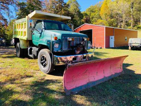 1999 GMC Topkick SA Dump Truck/Plow - cars & trucks - by owner -... for sale in Reidsville, VA