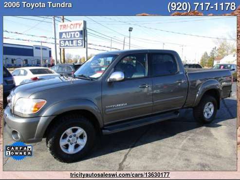 2006 Toyota Tundra SR5 4dr Double Cab 4WD SB (4.7L V8) Family owned... for sale in MENASHA, WI