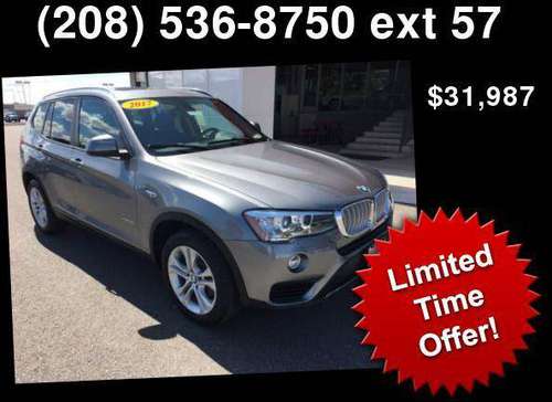 2017 BMW X3 xDrive35i - - by dealer - vehicle for sale in Twin Falls, ID