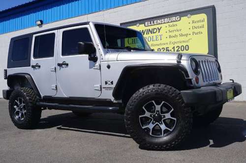 Lifted 2009 Jeep Wrangler Unlimited X 4 Door 3 8L V6 - cars & for sale in Kittitas, WA