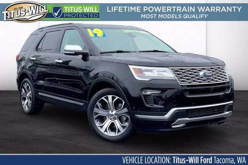 2019 Ford Explorer 4x4 4WD Platinum SUV - - by dealer for sale in Tacoma, WA