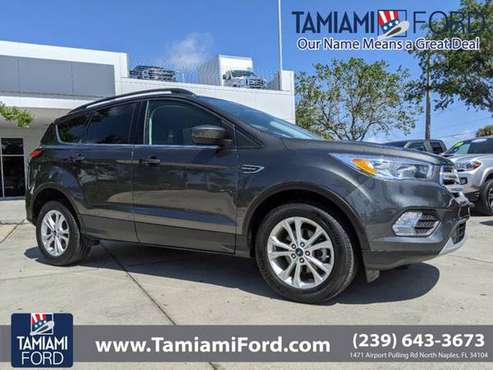 2018 Ford Escape Magnetic Metallic Good deal! - - by for sale in Naples, FL