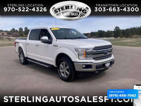 2018 Ford F-150 F150 F 150 LARIAT 4WD SuperCrew 5 5 Box - CALL/TEXT for sale in Sterling, CO