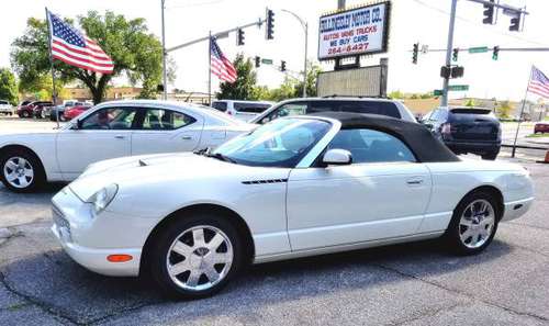 2002 FORD THUNDERBIRD! LEATHER! BOTH TOPS! 93K! X COND! - cars &... for sale in Wichita, KS
