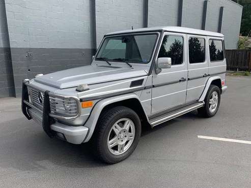 Silver 2003 Mercedes-Benz G-Class G 500 AWD 4MATIC 4dr SUV for sale in Lynnwood, WA