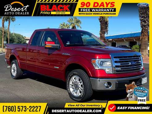 2014 Ford F-150 88,000 MILES 1 OWENR Lariat Pickup with lots of... for sale in Palm Desert , CA