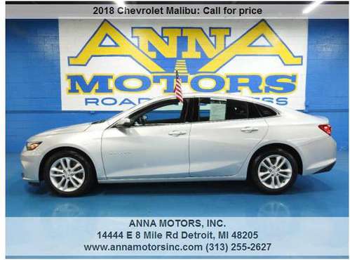 2018 CHEVROLET MALIBU LT,$00* DOWN AVAILABLE TODAY-APPLY ONLINE-CALL... for sale in Detroit, MI