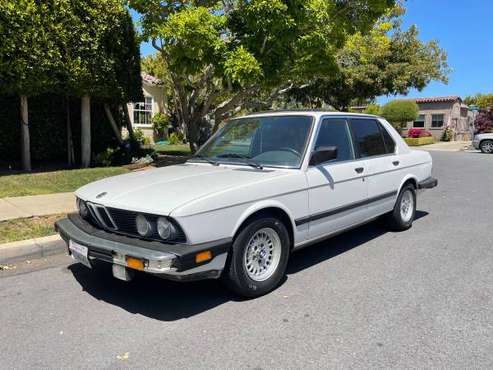 1988 BMW 528E 220K miles, Runs Great for sale in San Mateo, CA