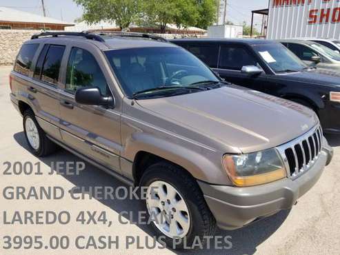 2001 Jeep Grand Cherokee 4x4 for sale in El Paso, TX