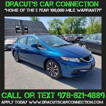 13 Honda Civic EX w/LOW MILES! LOADED! 5YR/100K WARRANTY INCLUDED! for sale in Methuen, NH