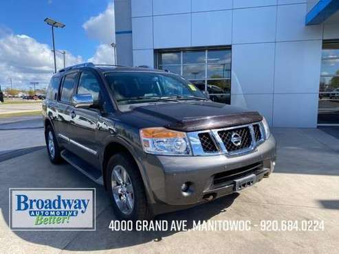 2012 Nissan Armada Platinum - SUV - - by dealer for sale in Manitowoc, WI