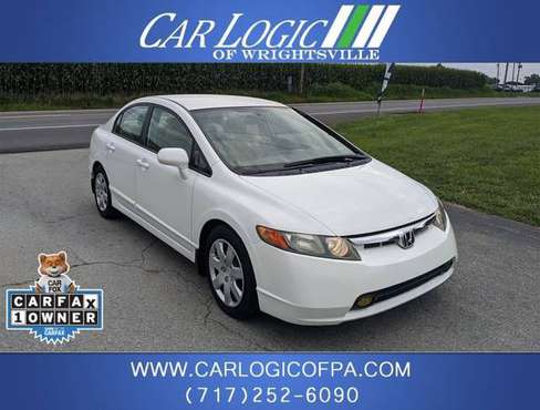 2007 Honda Civic LX 4dr Sedan (1.8L I4 5A) - cars & trucks - by... for sale in Wrightsville, PA